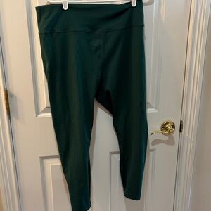 Fabletics power hold dark green legging
